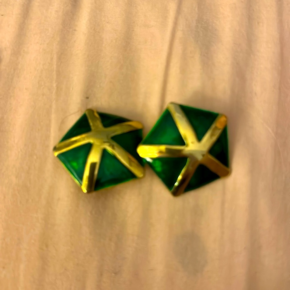 Donald Stannard 1970s Vintage Clip Earrings